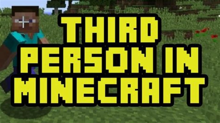 How to see yourself in third person minecraft