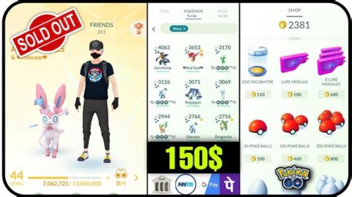 How to sell pokemon go account