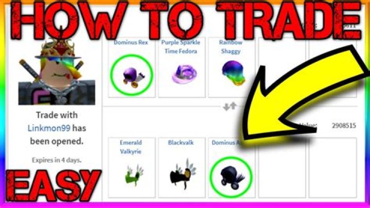 How to send a trade on roblox