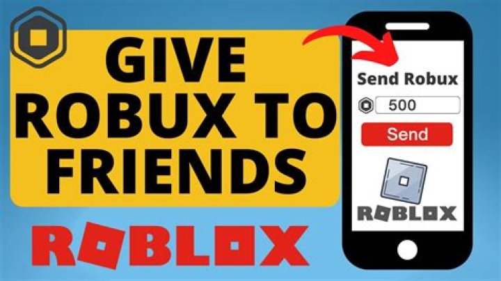 How to send people robux on roblox