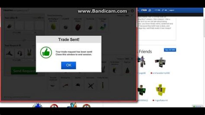 How to send trades on roblox