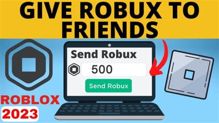 How to share robux on roblox