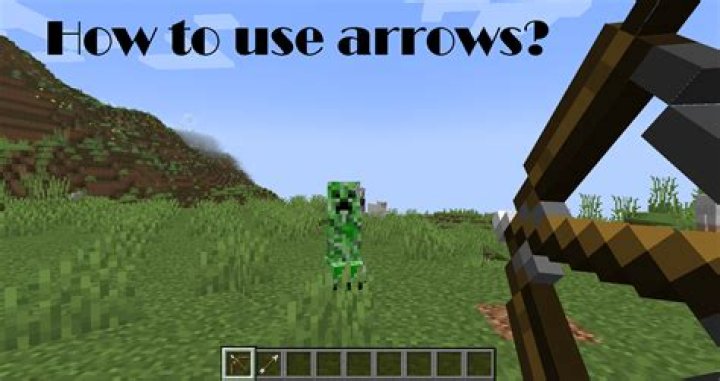 How to shoot arrows in minecraft