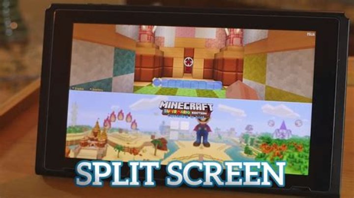 How to split screen minecraft switch