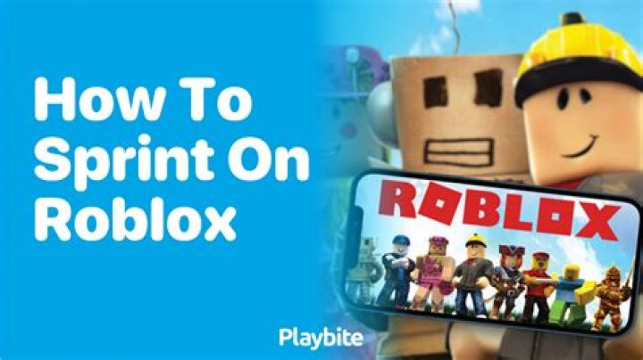 How to sprint on roblox