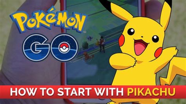 How to start with pikachu pokemon go