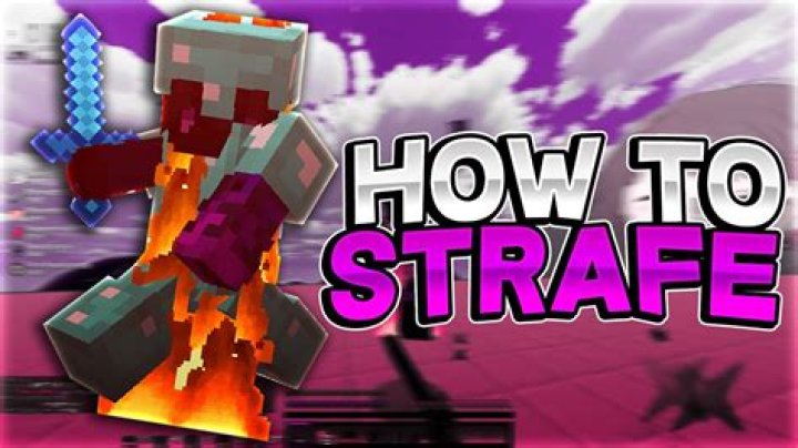 How to strafe minecraft