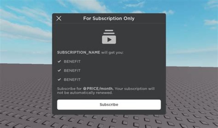 How to subscribe to roblox