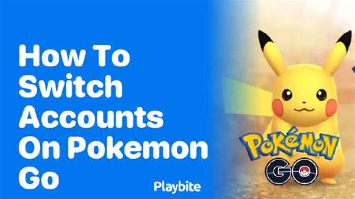 How to switch google accounts on pokemon go