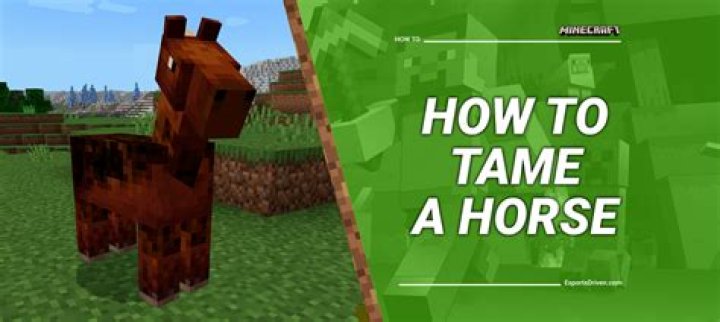 How to tame a horse in minecraft 1.14