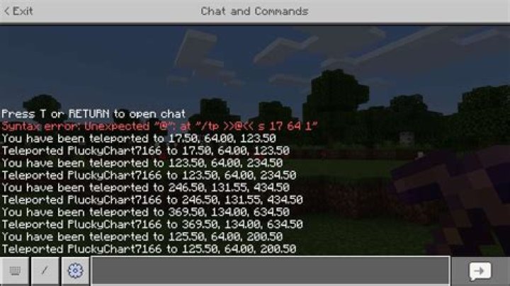 How to teleport in minecraft