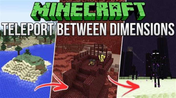 How to teleport to different dimensions in minecraft
