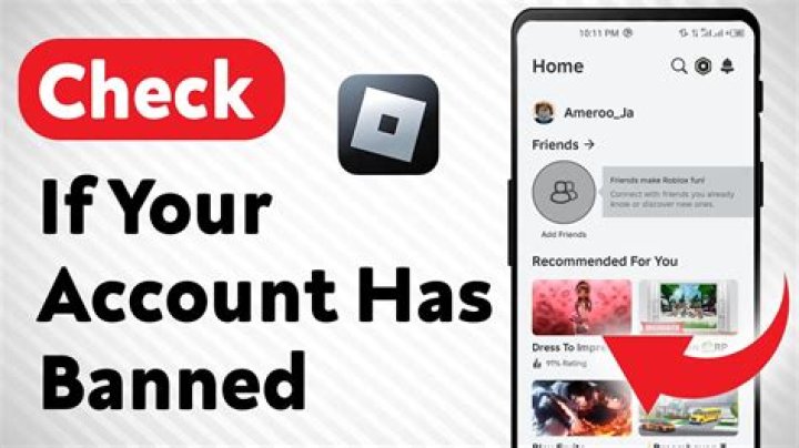 How to tell if your roblox account got banned