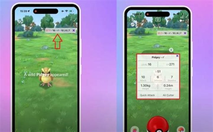 How to tell pokemon go iv