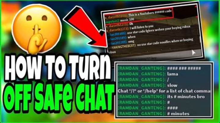 How to turn off safe chat in roblox 2021
