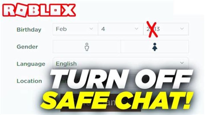 How to turn off safety chat on roblox