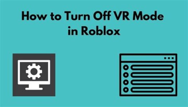 How to turn off vr mode in roblox