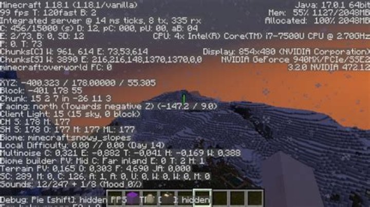 How to turn on coordinates in minecraft realms