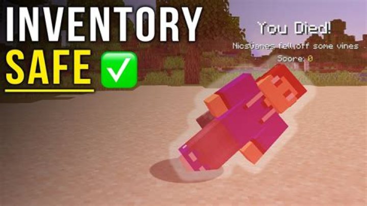 How to turn on save inventory in minecraft