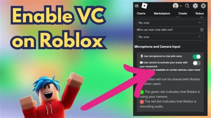 How to turn on vc on roblox
