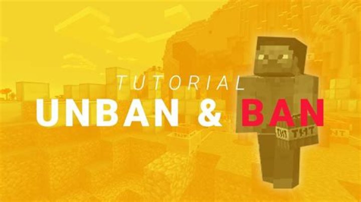 How to unban minecraft