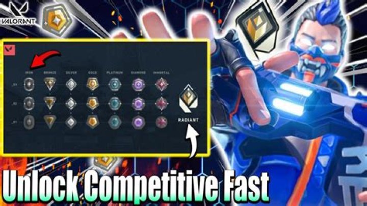 How to unlock competitive in valorant
