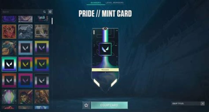 How to unlock valorant pride cards