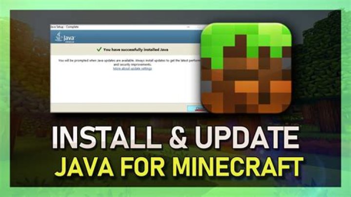 How to update java minecraft