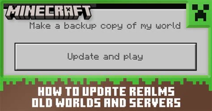 How to update minecraft realms
