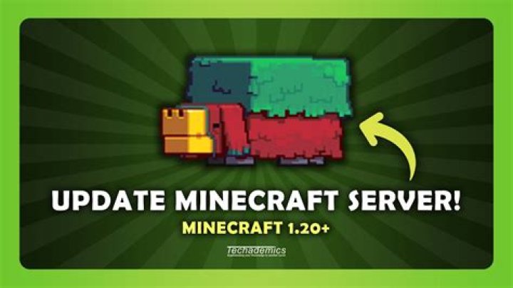 How to update minecraft server and keep world