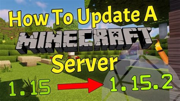 How to update minecraft server