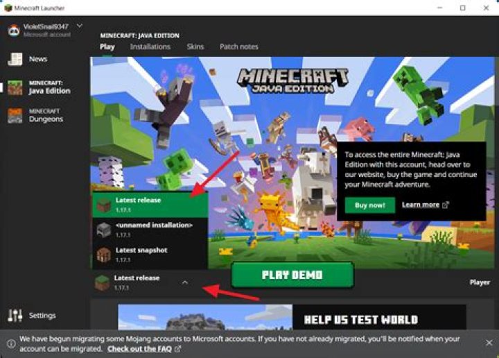 How to update minecraft
