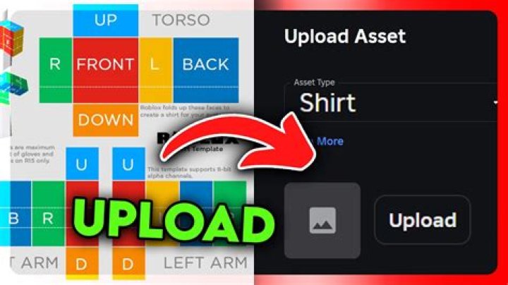 How to upload shirts on roblox