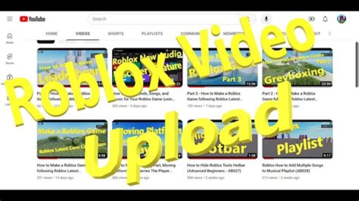 How to upload video to roblox