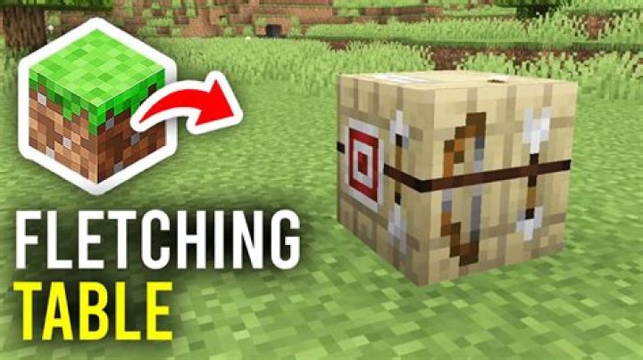 How to use a fletching table in minecraft