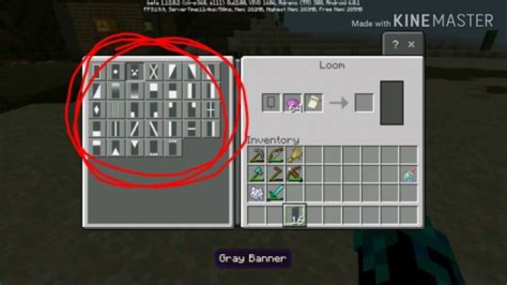 How to use a loom minecraft
