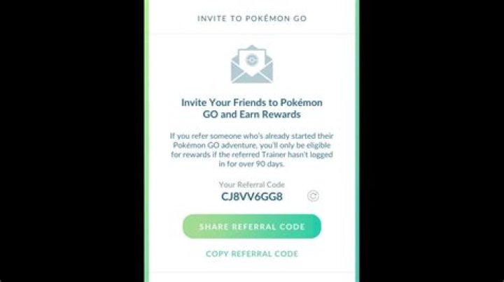 How to use a referral code in pokemon go