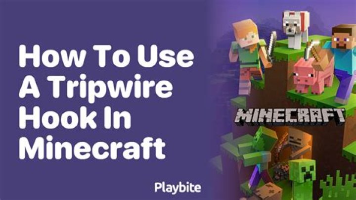 How to use a tripwire hook in minecraft