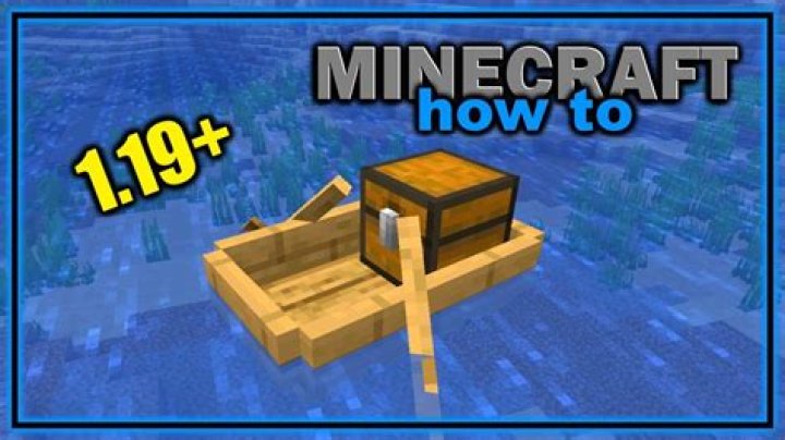 How to use boat in minecraft