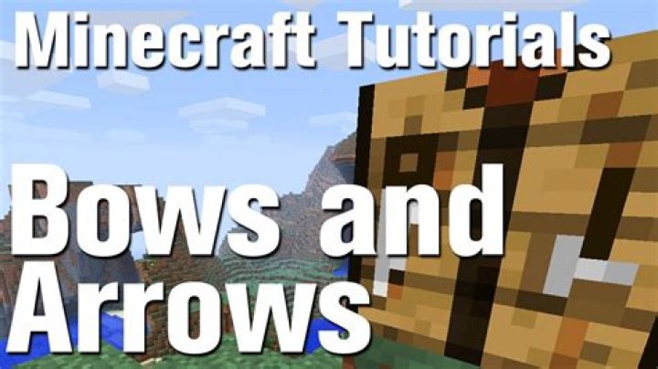 How to use bow and arrow in minecraft