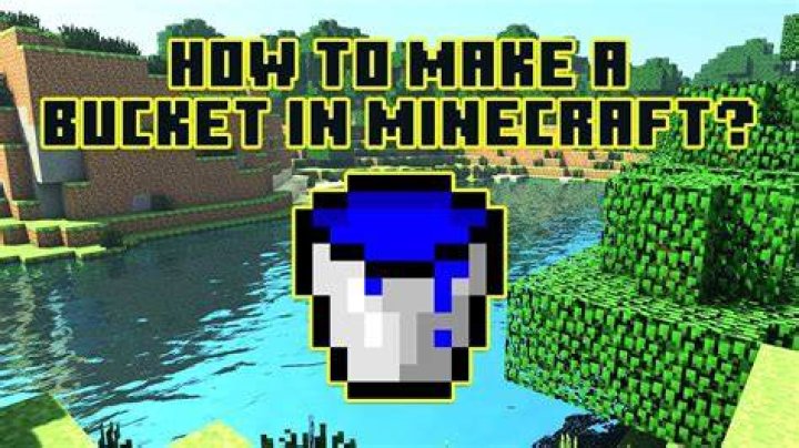How to use bucket in minecraft