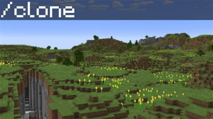 How to use /clone minecraft