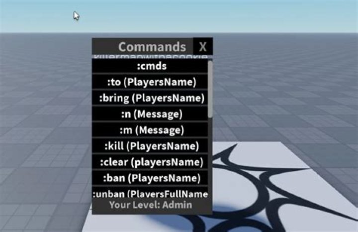 How to use commands in roblox