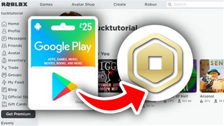 How to use google play card on roblox