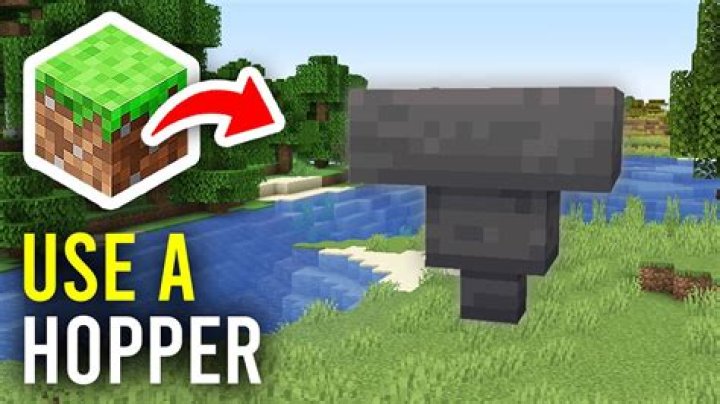 How to use hoppers in minecraft