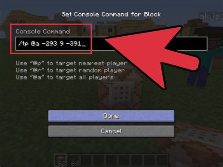 How to use minecraft commands