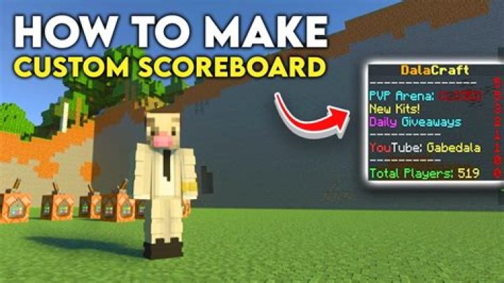 How to use minecraft scoreboard