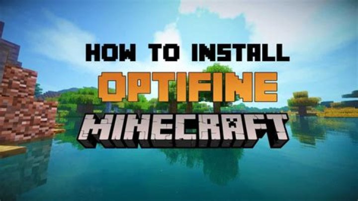 How to use optifine minecraft