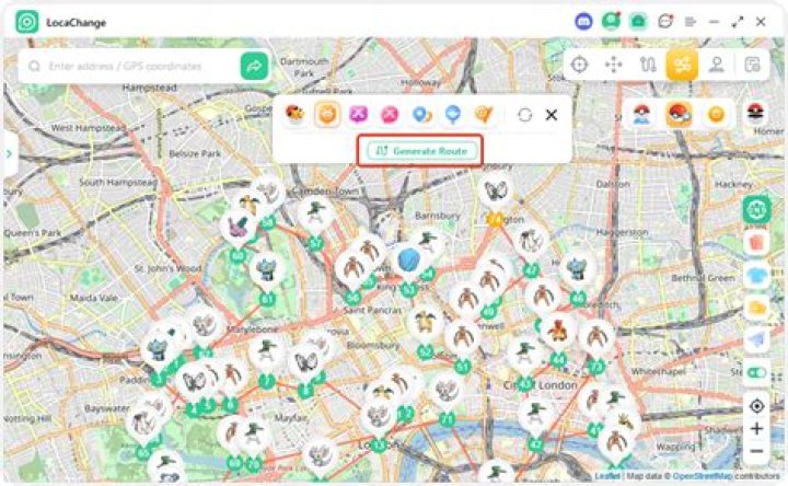 How to use pokemon go desktop map