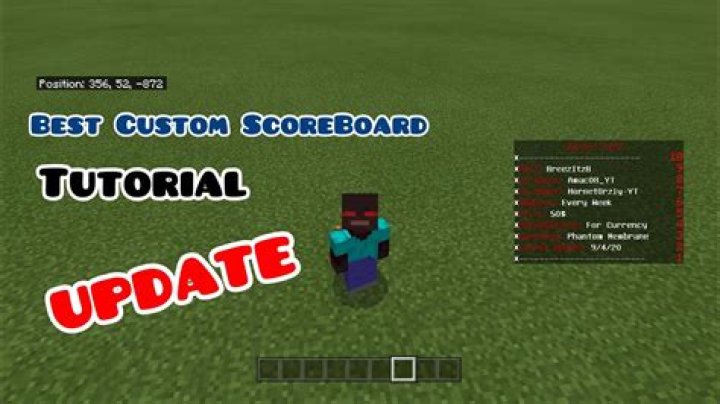 How to use /scoreboard in minecraft bedrock